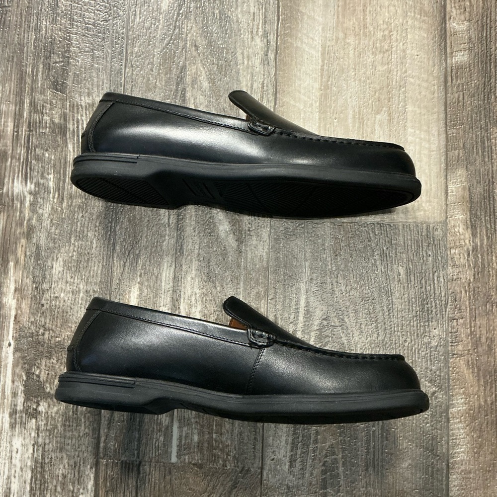 Dockers Men's Black Leather Loafer Size 10.5 - Picture 11 of 16